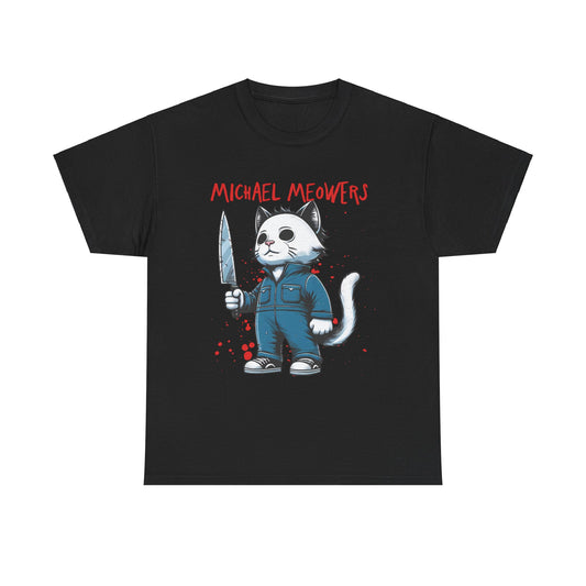 Funny Cat Michael Meowers Unisex Tee